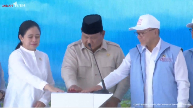 Koperasi Merah Putih resmi diluncurkan. [YouTube Sekretariat Presiden]
